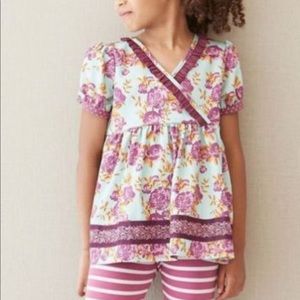 Matilda Jane Lila Ramo lilac bouquet wrap top